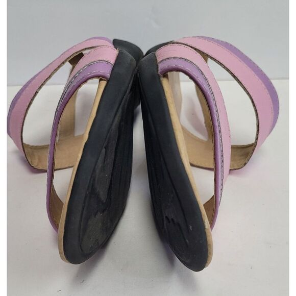 the tog shop Strappy pink and purple women's sandals size 8, no size on shoe - Picture 7 of 12